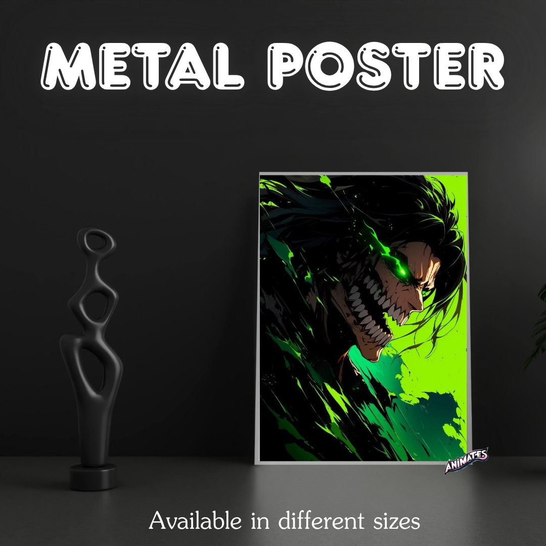 Attack On Titan x Metal Poster