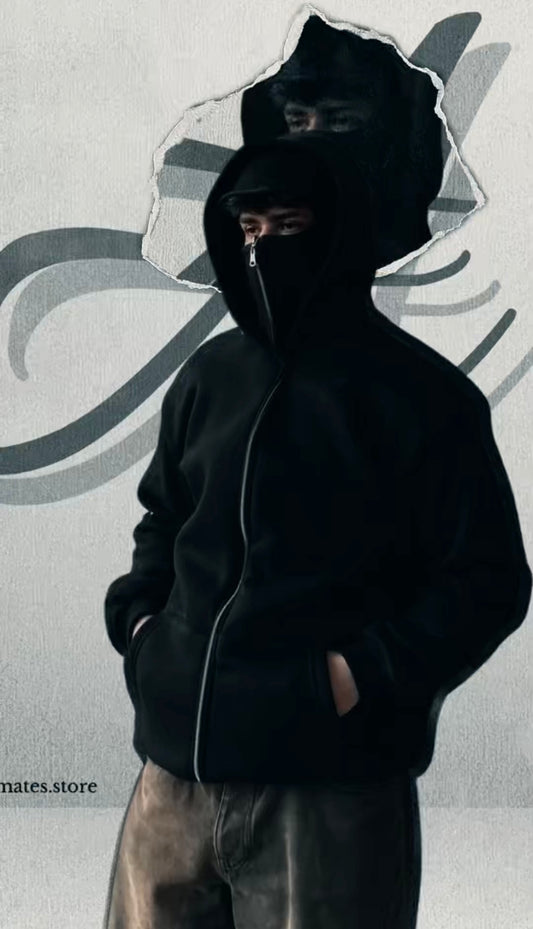 Balaclava Ninja Zip-up Hoodie